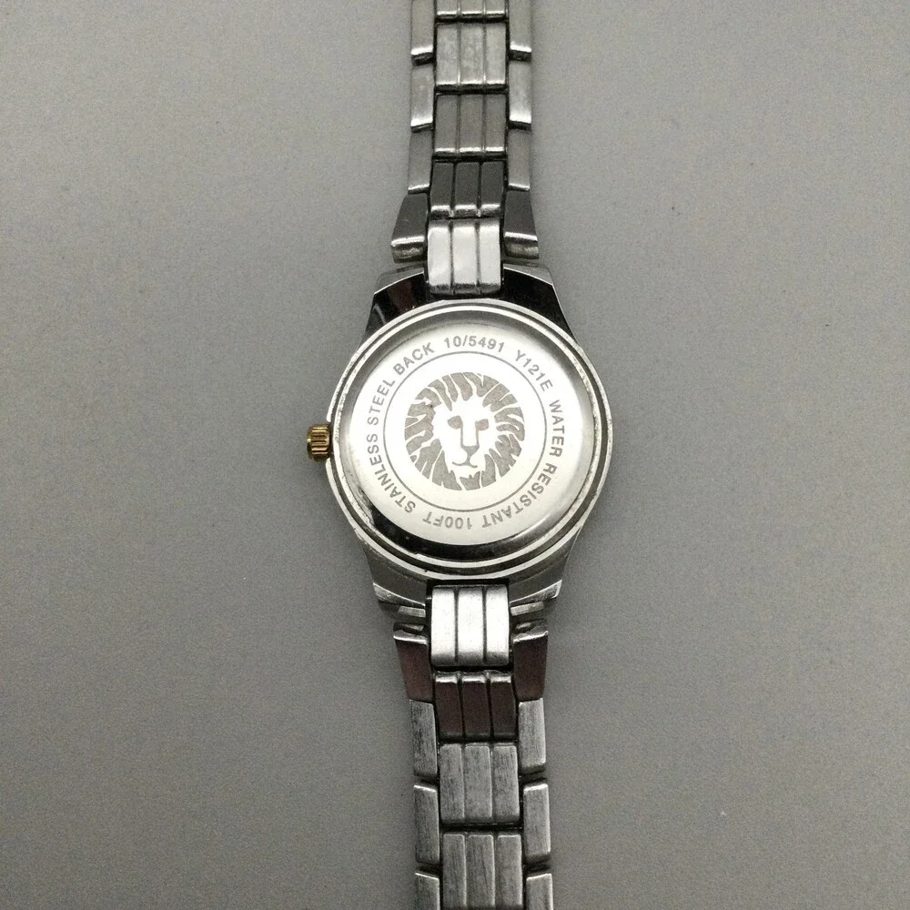 Anne Klein 10/5491 Women Watch 26mm Silver Dial Two Tone Dress New Battery 6.75
